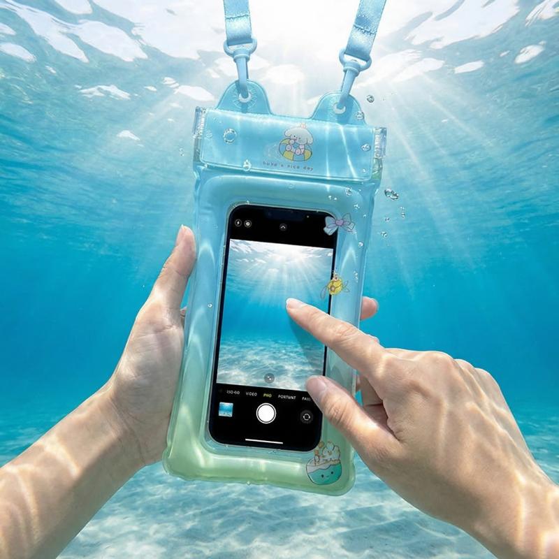 Fishing Kayak Inflatable - Drijvende luchtkussen telefoontas Cartoon waterdichte hoes