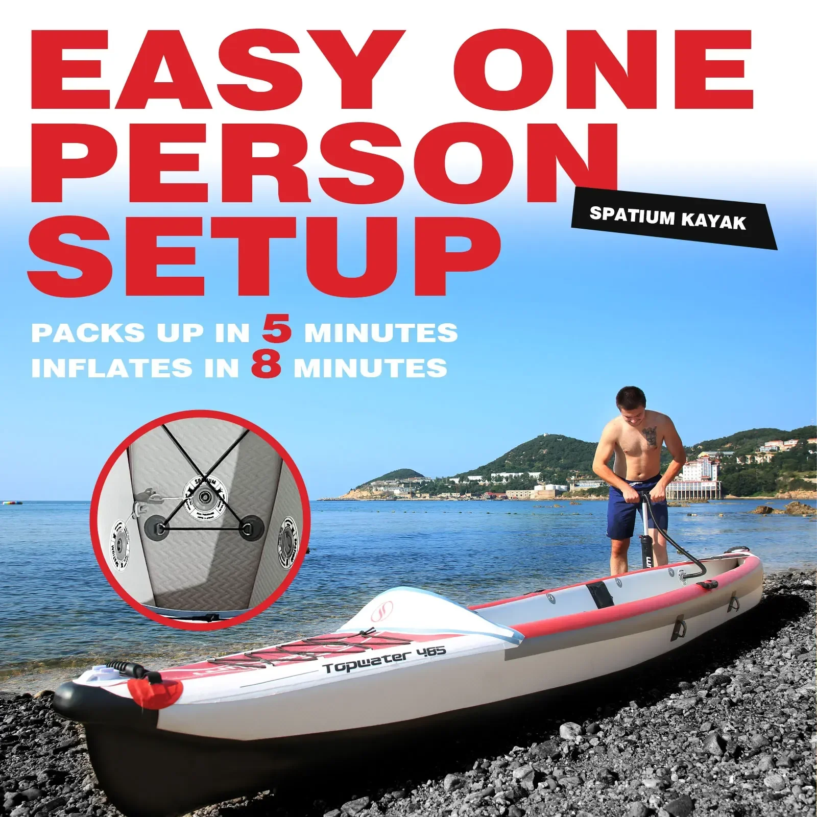 Spatium opblaasbare kajak van  - Fishing Kayak Inflatable recensie en prijs