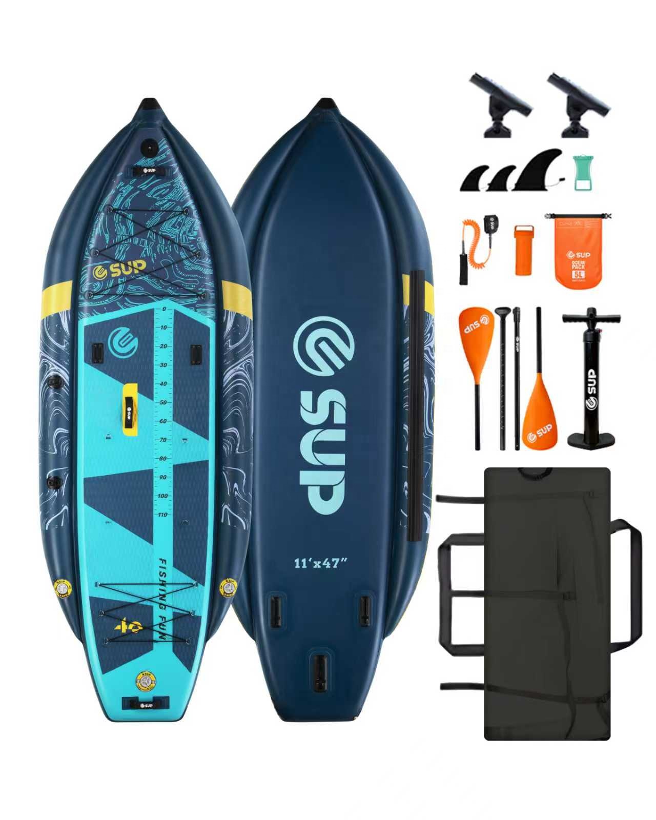 Opblaasbare viskayak met twee  - Fishing Kayak Sit On Top recensie en prijs