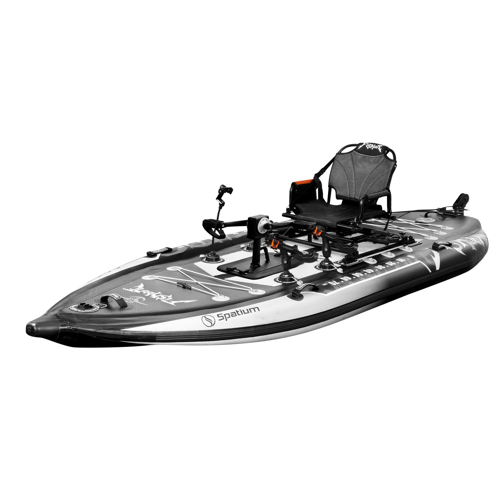 Opblaasbare viskayak met pedaa - Fishing Kayak Sit On Top recensie en prijs